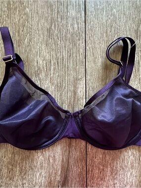 Soma unbelievable lift perfect coverage Underwire Bra,34D, blackberry, NWT